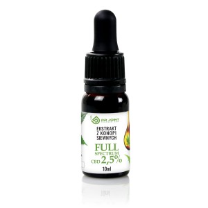 OLEJEK KONOPNY 2,5% CBD 10 ML FULL SPECTRUM
